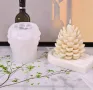 3D Шишарка Силиконов молд форма за свещи гипс сапун , снимка 3