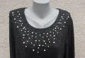 4XL/5XL Нова  блуза Janina с перли , снимка 2
