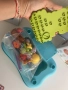 Лот нови играчки - Музикална водна маса, конструктор с топчета и детски музикален локомотив, снимка 11