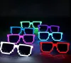 Светещи очила Minecraft стил – 9 режима, разноцветни, снимка 1