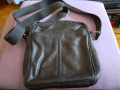 Чанта естествена кожа маркова на Silver Flame 24х22х7 см като нова, снимка 8