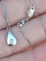 18 карата златно колие. бяло злато 18 карата. диамант., снимка 11