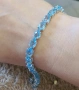 Сребърна гривна с фантастично изрязан Swiss Topaz , снимка 1