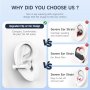 Нови Леки Ергономични Слушалки Bluetooth, Водоустойчиви, Бял Цвят, снимка 7