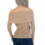 Ликвидация! Дамски плетен пуловер, 3цвята , снимка 12