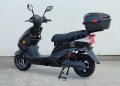 Скутер електрически тъмно син ЕМ006B 1600W с документи КАТ, снимка 1 - Мотоциклети и мототехника - 37233991
