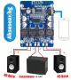 Нов Висококачествен 2x45W 12V 24V Стерео Hi-Fi аудио Bluetooth Цифров усилвател Клас D мощен готов, снимка 1