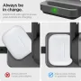 3-in-1 Стойка за зареждане 15W MagFit Spigen S318W, снимка 8