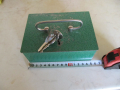 Немска метална касичка с ключе-мини сейф, снимка 1