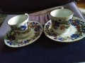 Kutahya марков порцелан маркиран комплект за кафе-две чаши и две чинийки ръчна изработка нов в кутия, снимка 8