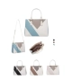 Дамска чанта с геометричен дизайн, снимка 6