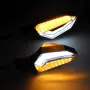 Футуристични динамични LED мигачи с DRL 2 броя, снимка 5
