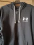 Черен памучен суичър Under Armour, снимка 3