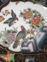 Ръчно рисувана чиния с богата релефна позлата- SATSUMA /Сатцума/, снимка 2