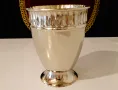  Посребрен бокал,халба,чаша,месинг,800 мл. , снимка 3