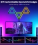 Смарт хексагон лампи (Modular RGB) – 10 бр., WiFi, Синхронизация с музика, Gaming Setup, снимка 5