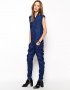 Нов! G-star Raw Riley 3D Sleeveless Suit Дамски Дънков Гащеризон Размер М, снимка 3