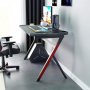 Геймърско бюро с RGB LED светлини DEULJ-1907, снимка 7