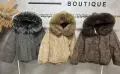 Дамско палто с обемна качулка , снимка 3