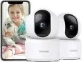 Нов комплект от 2 WIFI камери Galayou 2k резолюция , снимка 1