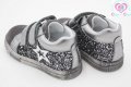 №20, Бебешки обувки за момиче BALOCCHI сребристи с брокат и звезда, снимка 4