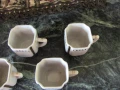 Стари порцеланови чашки с позлата -България , маркирани, снимка 2