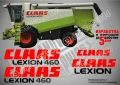 CLAAS Lexion 460 стикери надписи, снимка 1