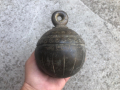 старинен бронзов, огромен звънец /хлопка, камбанка/, снимка 3