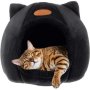 Къща за коте / легло за котка Purlov, черна, снимка 1 - За котки - 42895614