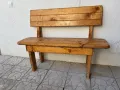 Дървена декоративна пейка, снимка 1