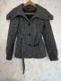 H&M дамско вълнено палто-яке с колан на талията р-р S (EU 36) , снимка 9