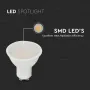 LED лампа 10W SMD GU10 Студено Бяла Светлина, снимка 2