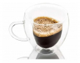 Двустенна чаша Pufo за топли напитки, кафе или чай, 240 мл, интериор във формата на сърце, прозрачен, снимка 5