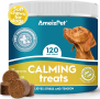 AmeizPet Успокояващи лакомства за кучета, облекчаване на тревожността, 120 меки лакомства, снимка 1