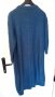 Дълга плетена дамска жилетка тъмно синя, снимка 3