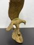 Бронзова статуетка / скулптура на орел с плячка. №7805, снимка 3