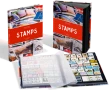 ЧИСТО НОВ КЛАСЬОР ЗА МАРКИ "Stamps" /виж описанието/, снимка 2