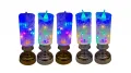 Коледна LED свещ с многоцветни светлини, снимка 1