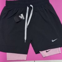 Дамски шорти с клин Nike - 2 цвята, снимка 3 - Къси панталони и бермуди - 44470767