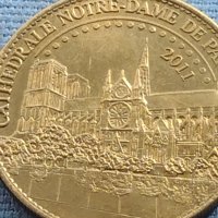 Сувенирна монета Париж Катедралата Нотр дам за КОЛЕКЦИОНЕРИ 40563, снимка 3 - Нумизматика и бонистика - 42754681
