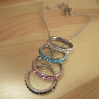 Чокър,чоукър,чокер,колие,ланец с халка,пръстен,пръстенче Ring с , от медицинска стомана четири цвята, снимка 7 - Колиета, медальони, синджири - 29312339