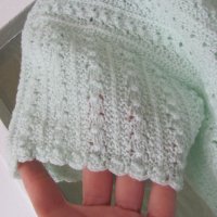 Нова плетена блуза в нежно зелено, снимка 5 - Други - 36957199