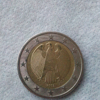 Монета 2 евро 2002г. Германия, снимка 3 - Нумизматика и бонистика - 44571325