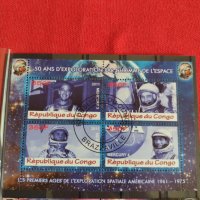 Пощенски марки чиста комплектна серия КОСМОС поща Конго за колекция декорация 29512, снимка 5 - Филателия - 37722789