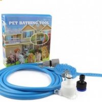 Подвижен душ с четка за къпане на домашни любимци – Pet Bathing Tool, снимка 9 - Други стоки за животни - 29524766