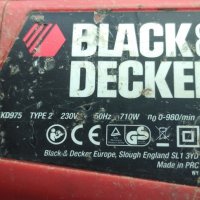 Перфоратор Black&Decker KD855KA ,710W със SDS plus захват, снимка 3 - Бормашини - 37760841