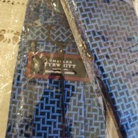 Вратовръзка от устойчива на петна коприна – кралска голяма решетка – Charles TYRWHITT, снимка 4 - Други - 42375306