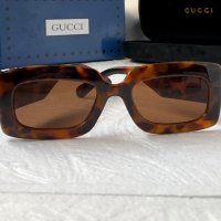 Gucci 2023 дамски слънчеви очила правоъгълни , снимка 3 - Слънчеви и диоптрични очила - 42764657