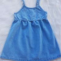 Детска дънкова рокля - 2 години , снимка 6 - Детски рокли и поли - 33850828