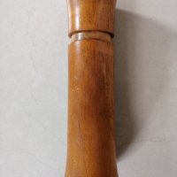 Дървена кутия моливник 19 см. , снимка 1 - Други стоки за дома - 44460395